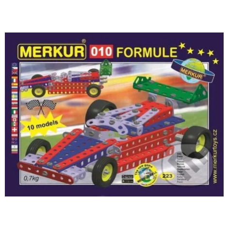 Merkur 010 Formule (223 dílů, 10 modelů) - hra z kategorie Stavebnice