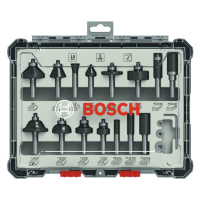 Bosch sada fréz do dřeva 15 ks 2607017472