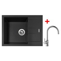 Sinks AMANDA 650 Pureblack + Vitalia AMANDA 650 Pureblack + Vitalia