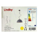 Lindby Lindby - Lustr na lanku JELIN 1xE27/60W/230V