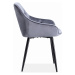 Jídelní židle SCK-487 šedá/černá