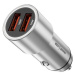 AlzaPower Car Charger X520 Fast Charge 18W stříbrná