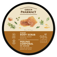 Green Pharmacy Sugar Body Scrub - cukrový tělový peeling, 200 ml Manuka Honey ● Olive Oil  - med