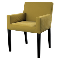 Dekoria Potah na židli Nils, olivově zelená, židle Nils, Velvet, 704-27