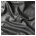 Vánoční ubrus - běhoun na stůl SNOWFLAKE tmavě šedá 40x140 cm Mybesthome