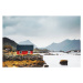 Fotografie Small Red fisherman's house, Norway, Natalia Ivanova, 40 × 26.7 cm