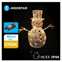 B.V. -LED Venkovní vánoční dekorace LED/3,6W/31/230V 2700K 60cm IP44 sněhulák