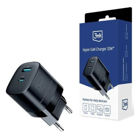 Nabíječka 3MK Hyper GaN Charger 33W charger network. Black