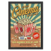 Obraz 40x55 cm Retro Cinema – Wallity
