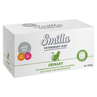 Smilla Veterinary Diet, 16 x 100 g - 14 + 2 zdarma! - míchané balení Urinary: krůtí + telecí