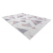 Dywany Łuszczów Kusový koberec Sion Sisal Triangles B3006A ecru/pink – na ven i na doma - 180x27