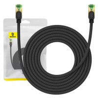 Kabel Baseus Braided network cable cat.8 Ethernet RJ45, 40Gbps, 5m (black)