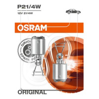 Osram Originál P21/4W, 12V, 21/4W, BAZ15d, 2 kusy v balení