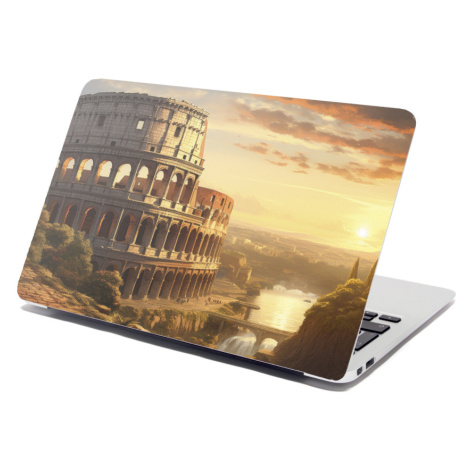 Samolepka na notebook Řím Koloseum Historic - 29x20 cm