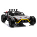 Elektrická bugina Monster RACING 400W XXL šedá