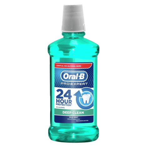 Oral-B Pro Expert Deep Clean ústní voda bez alkoholu 500 ml