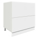 ArtExt Kuchyňská skříňka spodní SILVER | D2A 80/1A Barva korpusu: Bílá