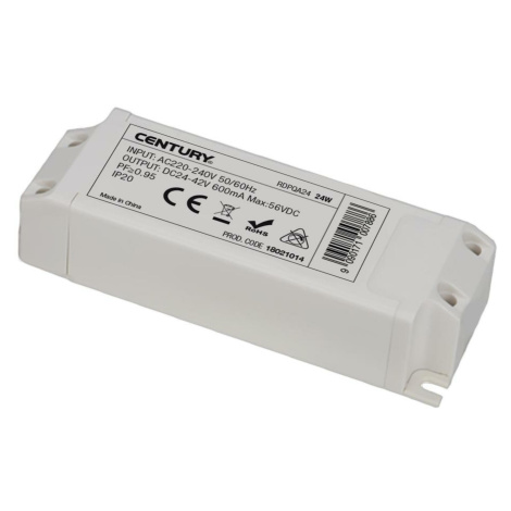 CENTURY LED DRIVER náhradní na 24W IP20 100-240VAC. CEN RDPQA24