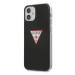 Guess GUHCP12SPCUCTLBK hard silikonové pouzdro iPhone 12 Mini 5.4" black Triangle Collection