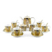 Home Elements luxusní souprava na čaj, 21 ks, pro 6 osob, Klimt Adele
