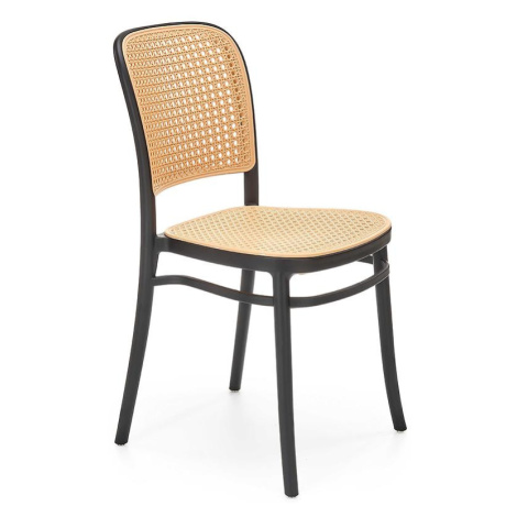 Židle K483 polypropylen natural/černá BAUMAX