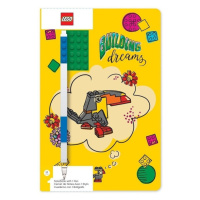 LEGO® Stationery Zápisník A5 s modrým perem - Building Dreams