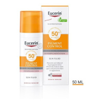 EUCERIN SUN Emulze na opalování na obličej s depigmentačním účinkem Pigment Control SPF 50+ 50 m