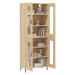 vidaXL Skříň highboard dub sonoma 69,5 x 34 x 180 cm kompozitní dřevo