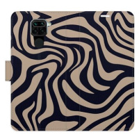 iSaprio Flip pouzdro Zebra Black 02 pro Xiaomi Redmi Note 9