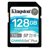 Kingston 128GB SDXC Canvas Go! Plus CL10 U3 V30 SDG3/128GB