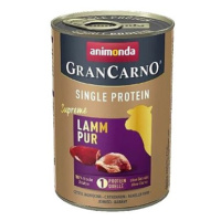 Grancarno konzerva pro psy Single Protein čisté jehněčí 800 g