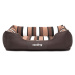 Pelíšek pro psa Reedog Comfy Brown & Stripes - L