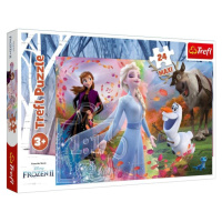 Trefl Puzzle 24 Maxi Hledání dobrodružství Disney Frozen 2