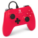 PowerA drátový herní ovladač malinově červený (Switch) Malinová