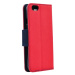 Flipové pouzdro Fancy pro Samsung Galaxy A22 5G, červená/modrá
