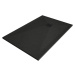 MEXEN/S Stone+ obdélníková sprchová vanička 110 x 90, černá, mřížka černá 44709011-B