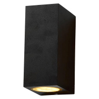 WALL LAMP ALUMINIUM černé BODY 2xGU10 SOCKET