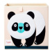 3 SPROUTS - Úložný box Panda Black