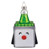 Alessi designové vánoční ozdoby Cubic Penguin
