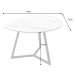 LuxD Keramický konferenční stolek Paquita 70 cm bílý mramor - II. třída