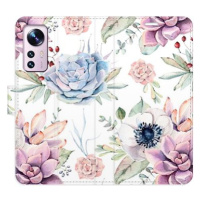 iSaprio flip pouzdro Succulents Pattern pro Xiaomi 12 / 12X