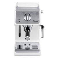 Pákový kávovar Espresso DeLonghi Active line ECP33.21.W / 1100W / 15 bar / 1,1 l / parní tryska 