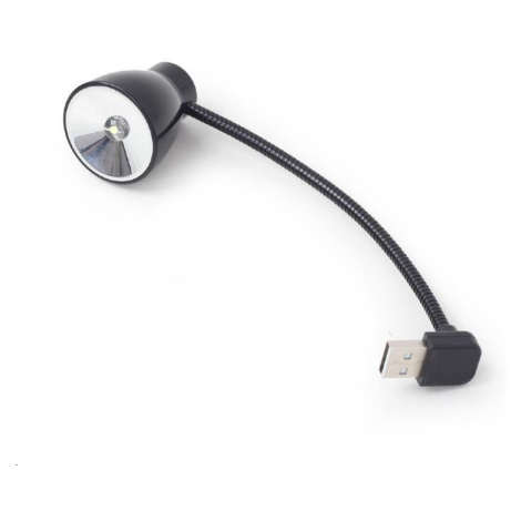 GEMBIRD USB lampička k notebooku, flexibilní, černá Genius