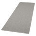 BT Carpet - Hanse Home koberce Běhoun Nature 103533 Silver Grey – na ven i na doma - 80x350 cm