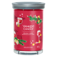 YANKEE CANDLE Signature Tumbler velký Holiday Cheer 567 g