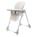 New Baby Jídelní židlička Gray Star - ekokůže