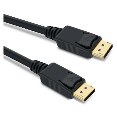 PremiumCord DisplayPort 1.4 přípojný kabel M/M, zlacené konektory, 2m