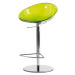 PEDRALI - Barová židle GLISS 970 DS - transparentní zelená