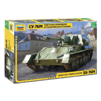 Model kit military 3662 - Su-76 Sovět self propelled gun (1:35)