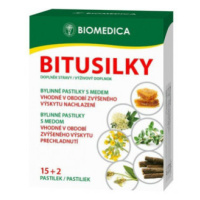 Bitusilky bylinné pastilky s medem 15+2